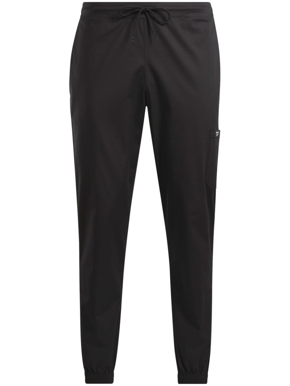 logo-patch tapered track trousers - 1
