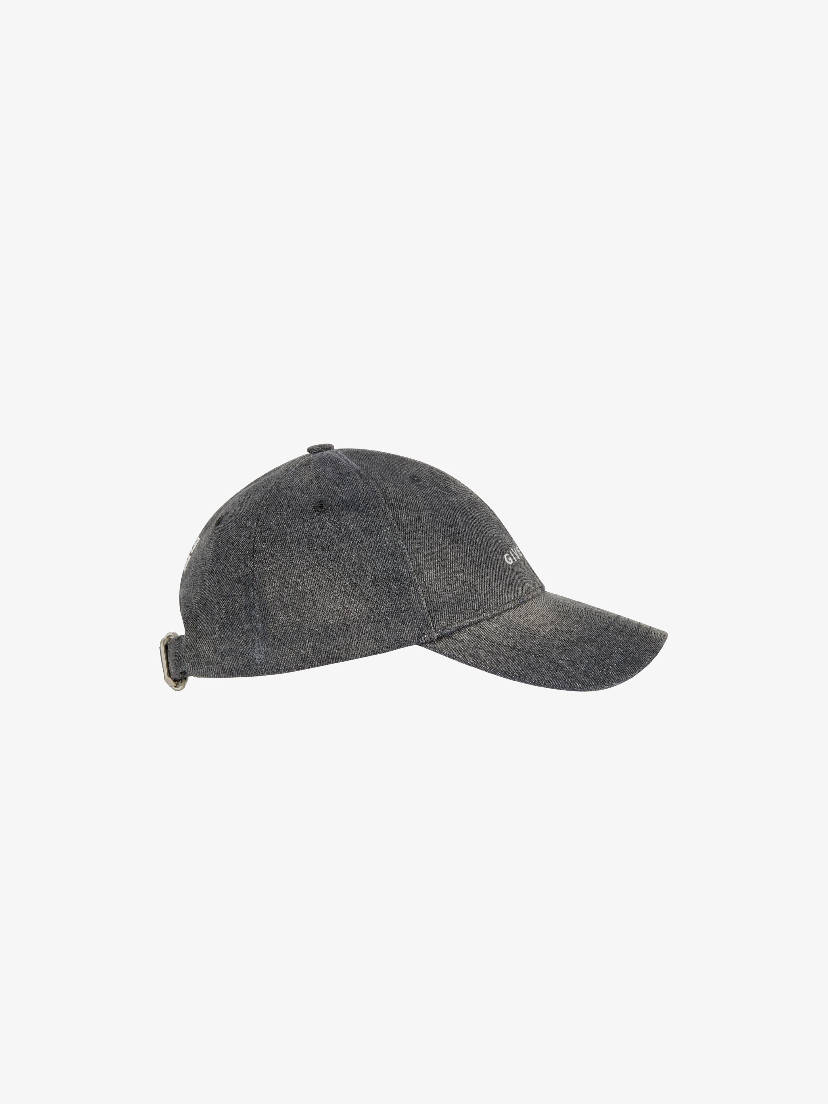 GIVENCHY EMBROIDERED CAP IN DENIM - 2