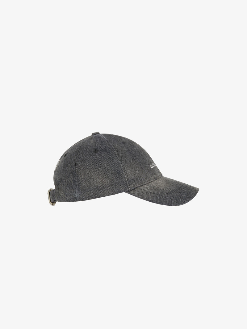 Givenchy GIVENCHY EMBROIDERED CAP IN DENIM outlook
