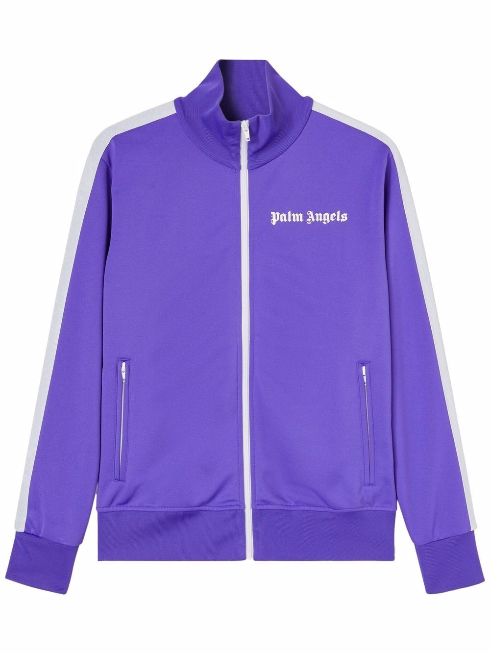 logo-print track jacket - 1