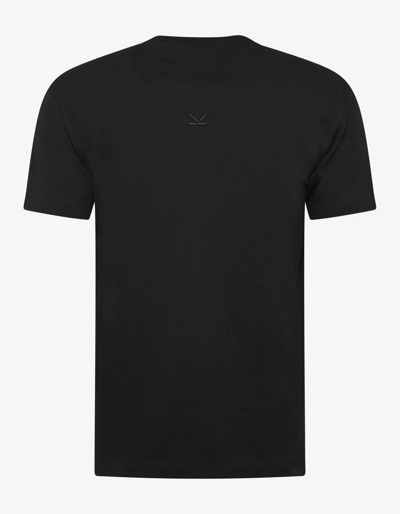 Kenzo Black Logo Embroidery T-Shirt - 2