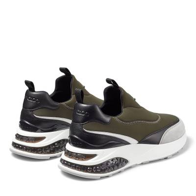 JIMMY CHOO Memphis/m
Seaweed Neoprene and Leather Low Top Trainers outlook