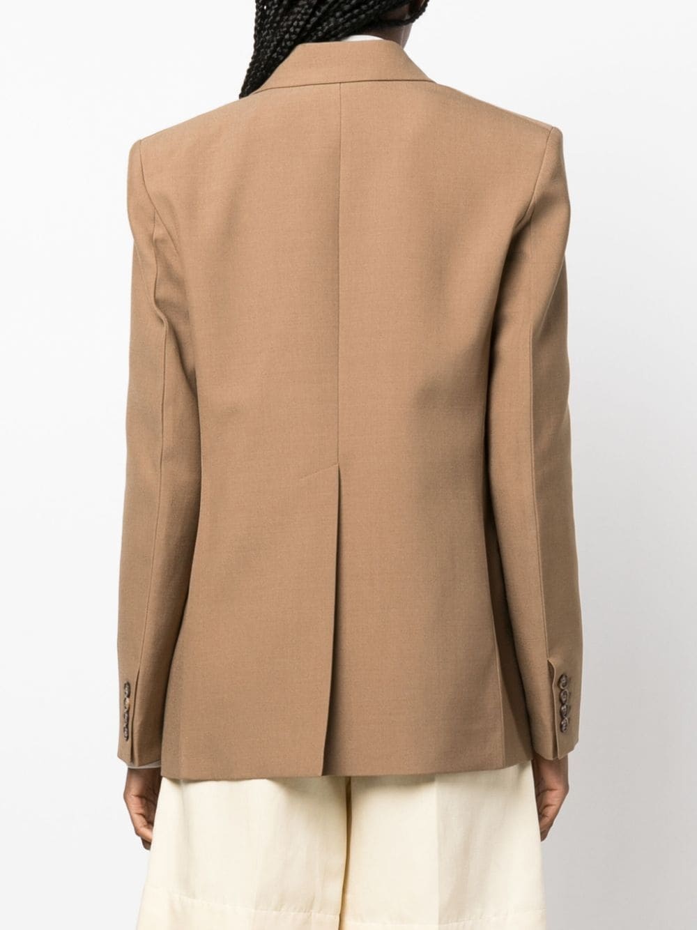 single-breasted notched-lapels blazer - 4