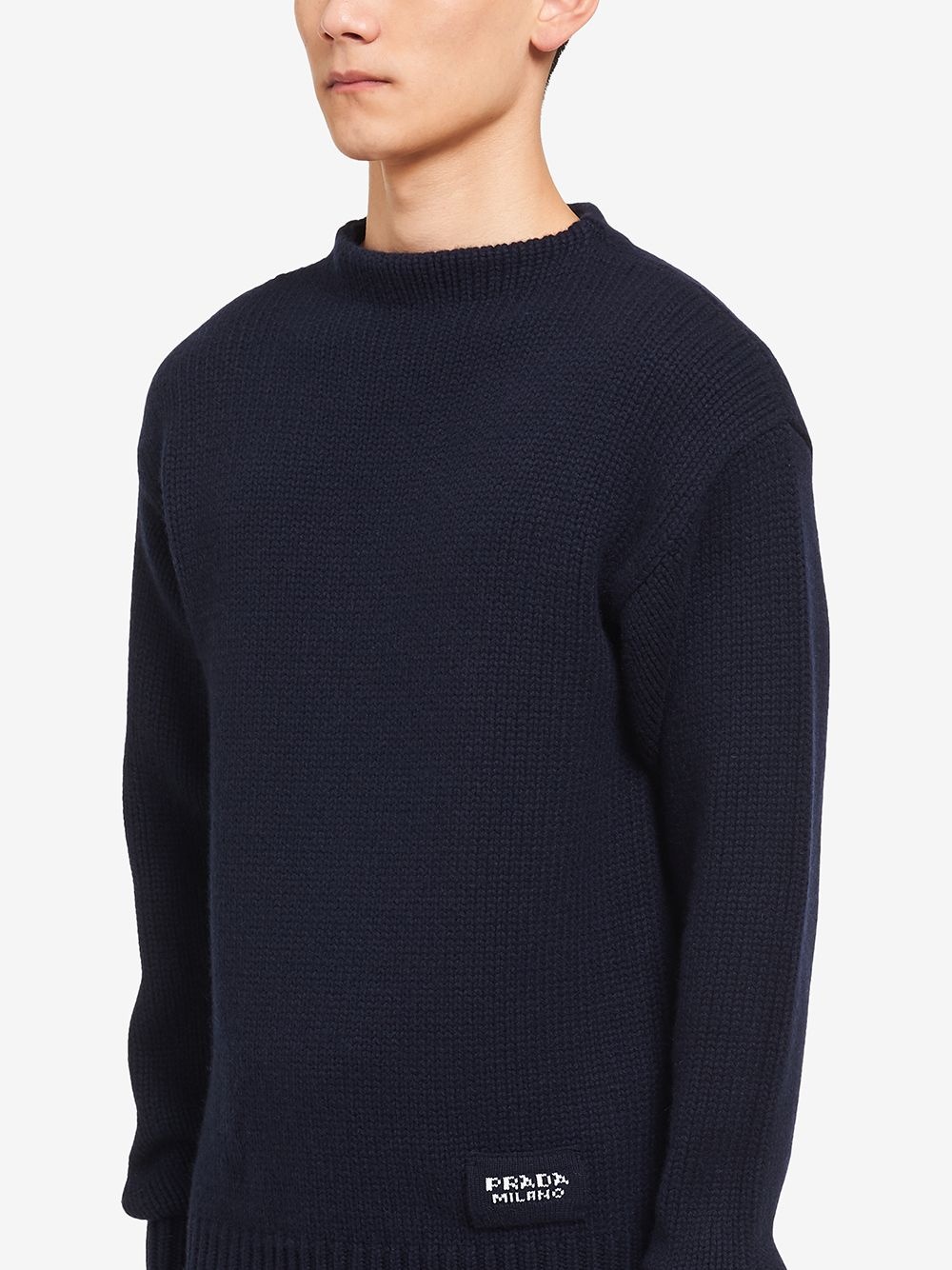 boat neck cashmere jumper - 5