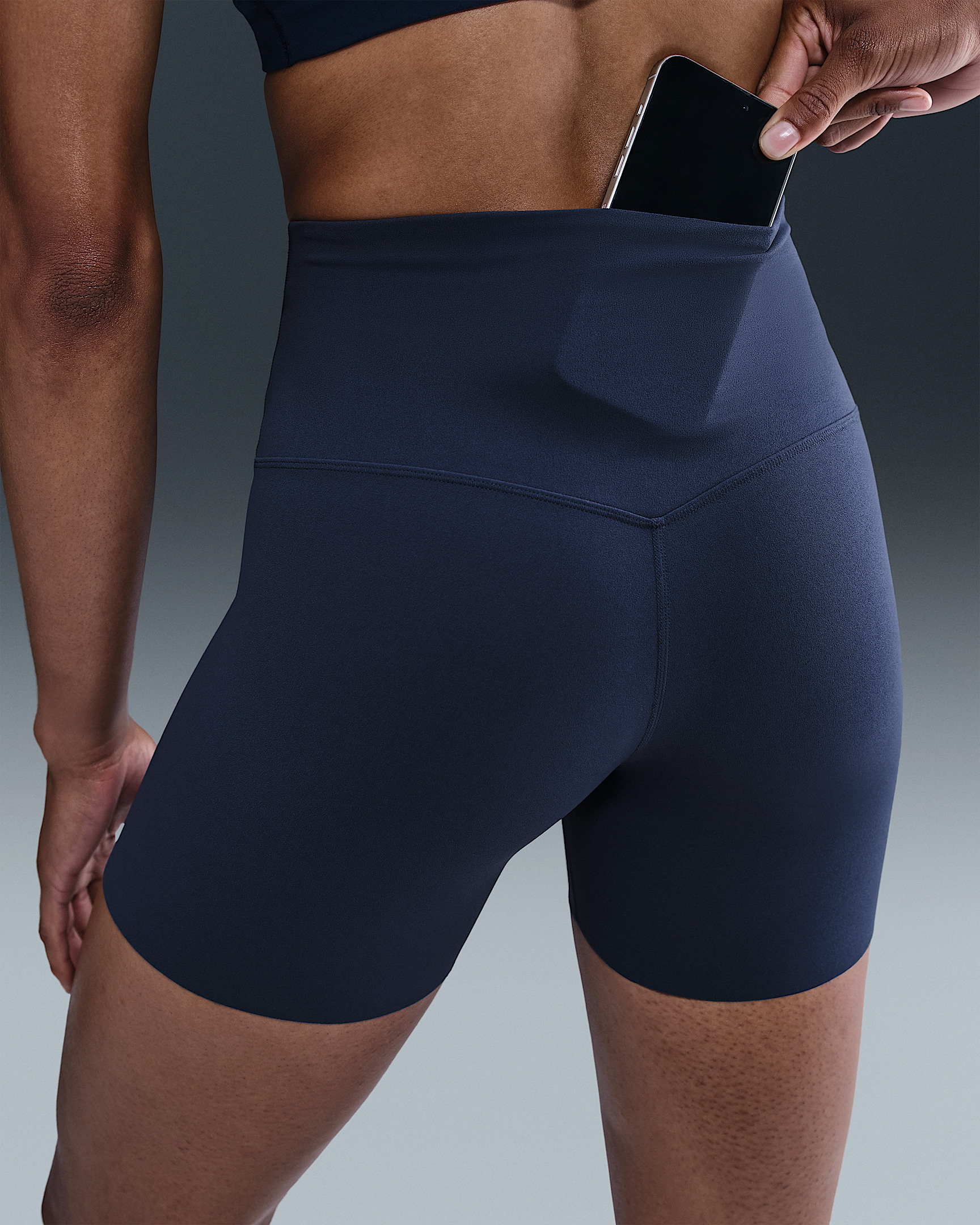 Nike Zenvy Women's Gentle-Support High-Waisted 5" Biker Shorts - 6
