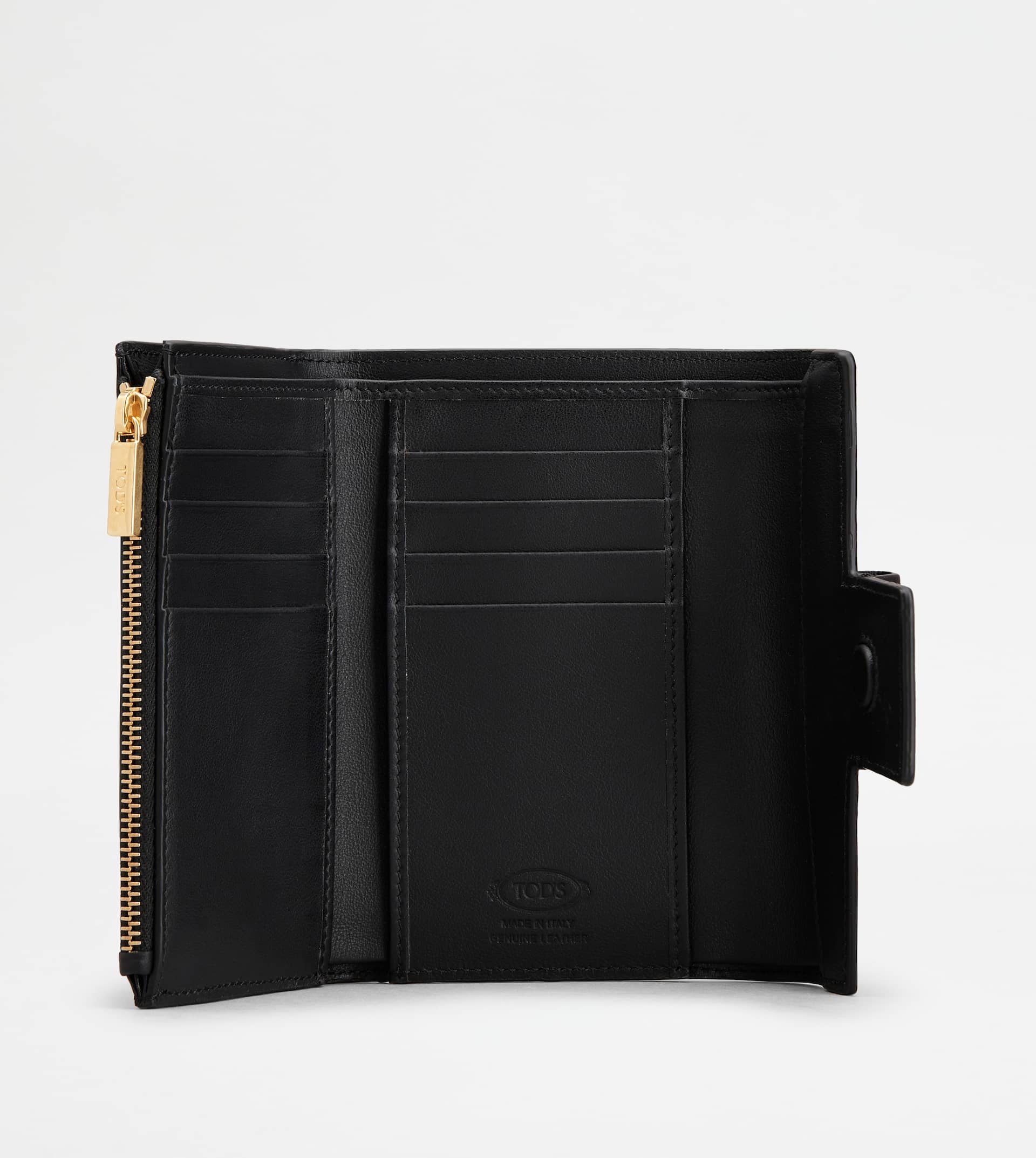 KATE WALLET IN LEATHER MEDIUM - BLACK - 2