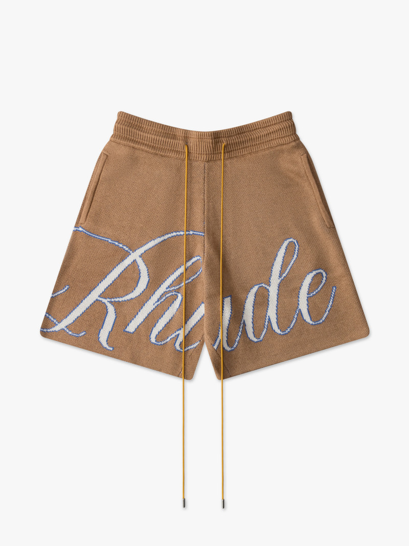 SCRIPT LOGO KNIT SHORT 1