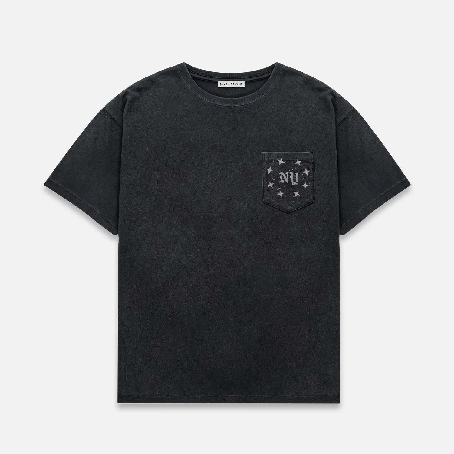 NY Washed Black Pocket T-Shirt - 1