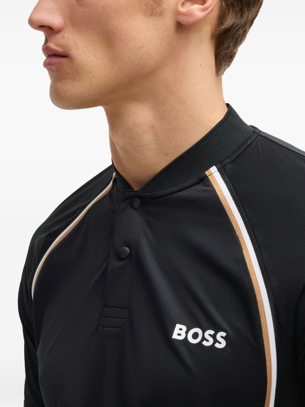 logo-print polo shirt - 5
