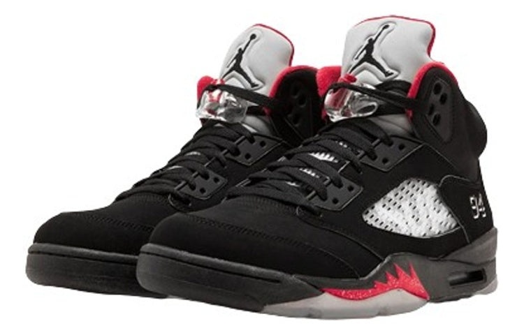 Air Jordan 5 Retro x Supreme 'Black' 824371-001 - 3