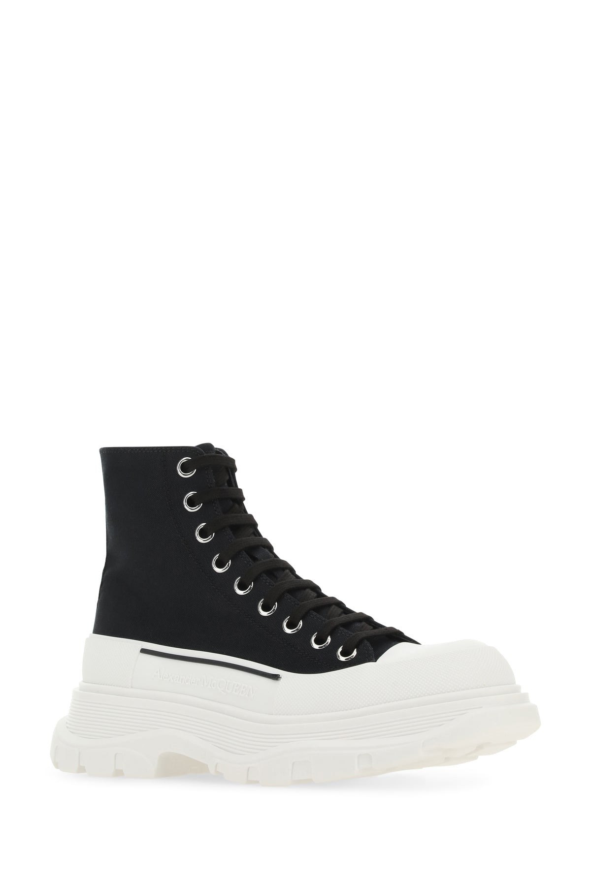 Black canvas Tread Slick sneakers - 2