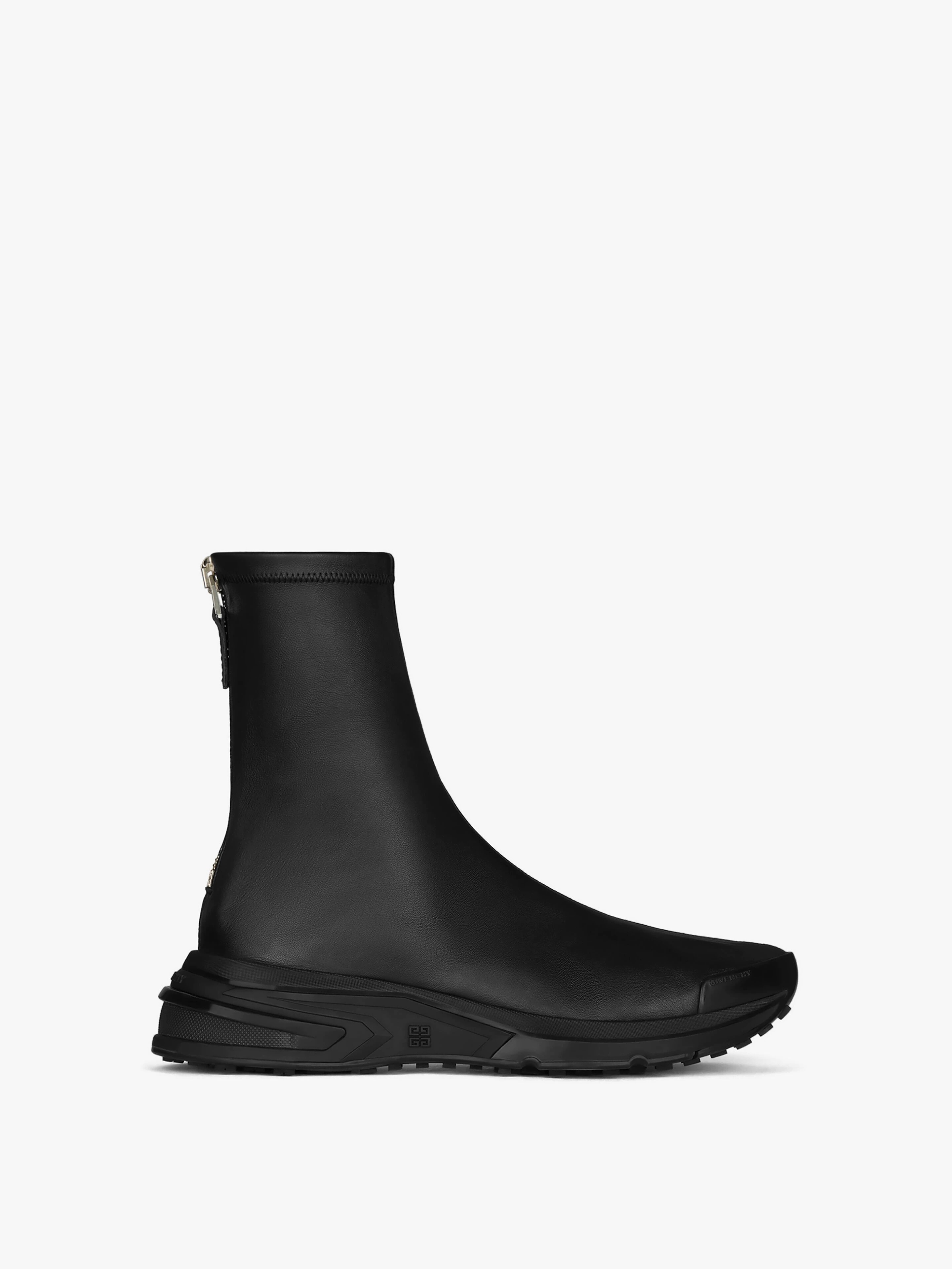 GIV 1 SOCKS SNEAKERS IN STRETCH LEATHER - 1