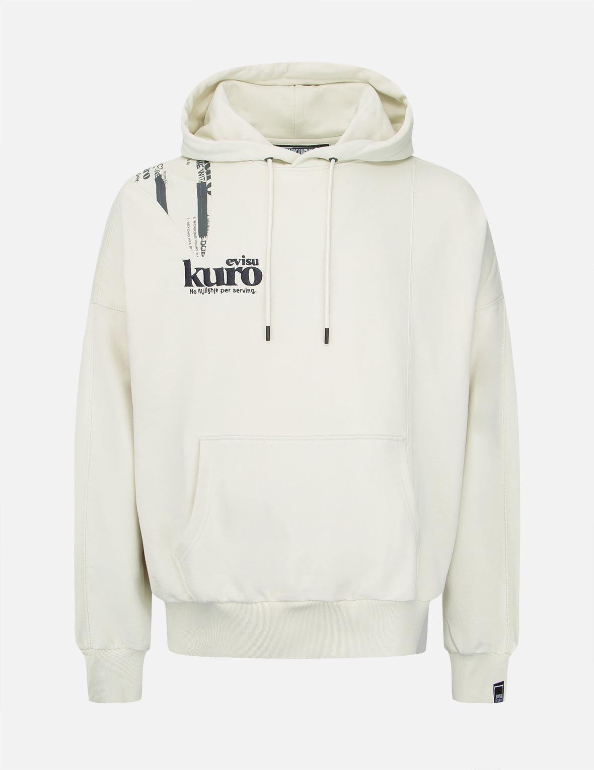 Logo Printed Pannel Hoodie - 1