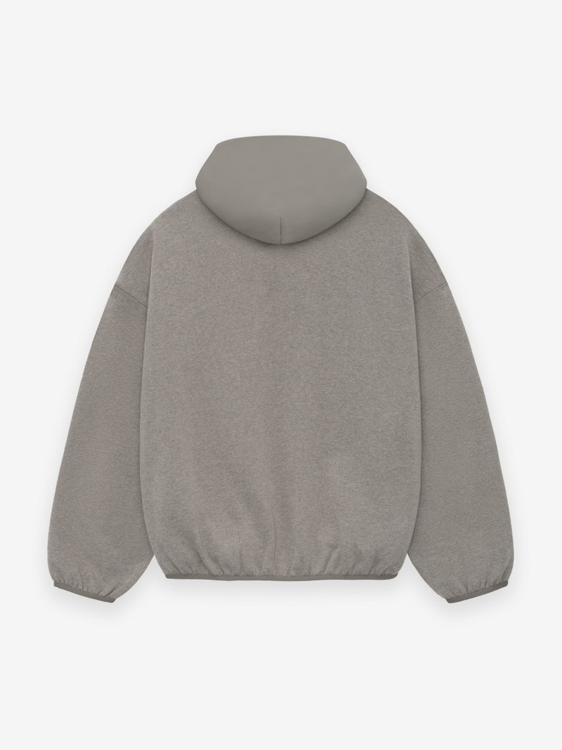 ESSENTIALS NYLON FLEECE HOODIE outlook
