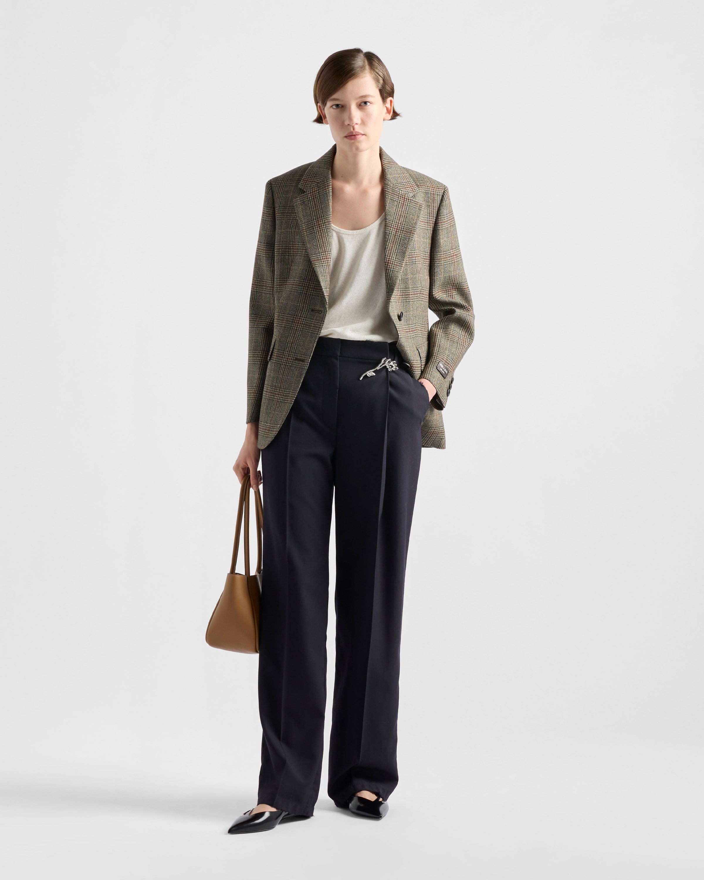 Old-wash gabardine pants - 2