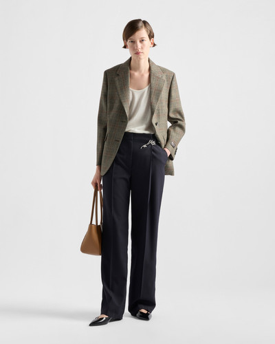 Prada Old-wash gabardine pants outlook