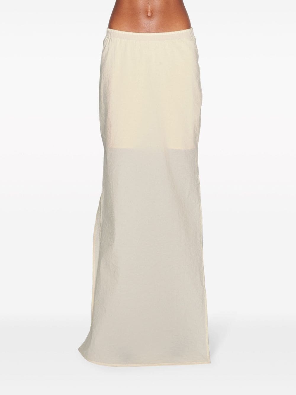 floor-length layered maxi skirt - 3
