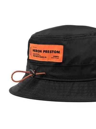 Heron Preston HPNY logo-patch bucket hat outlook