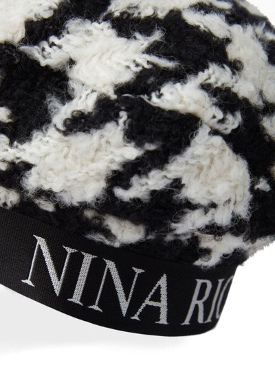 NINA RICCI logo wool beret outlook