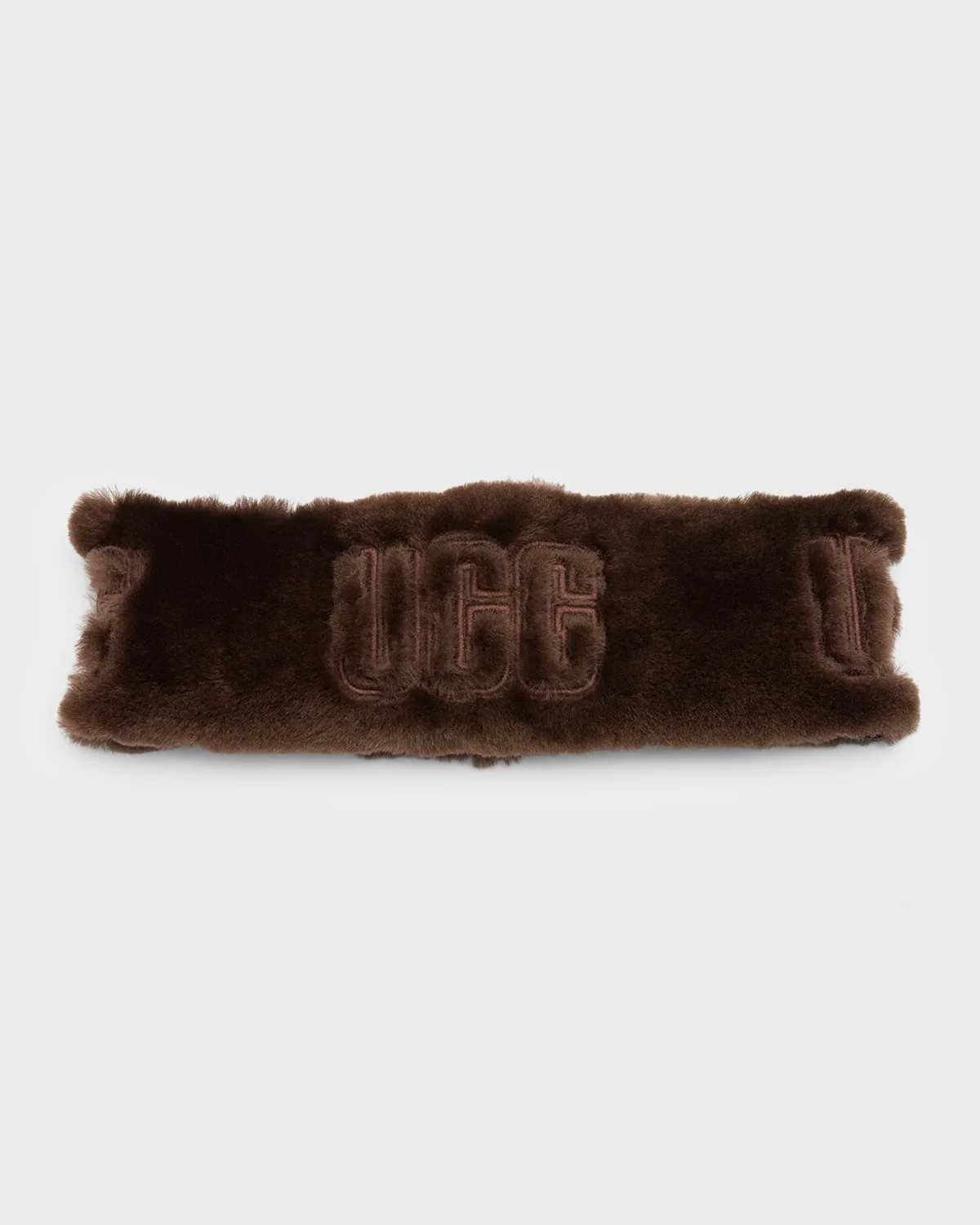 Exposed Logo Sheepskin Headband - 1