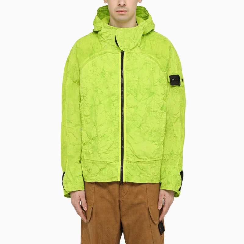 Logo-Appliquéd Crinkled Reps Nylon Hooded Jacket - 1