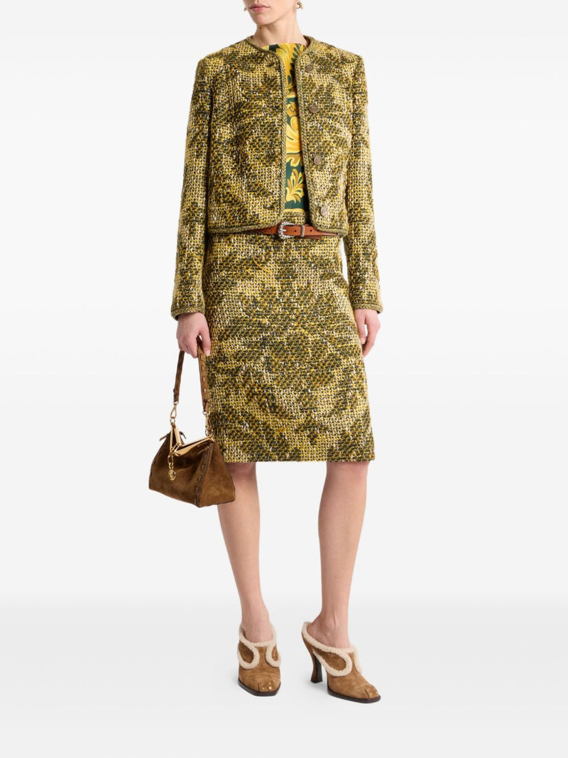 Etro basketweave jacquard jacket outlook