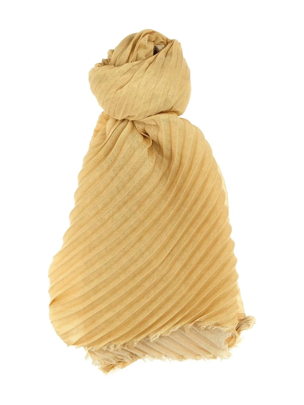pleated scarf - 1