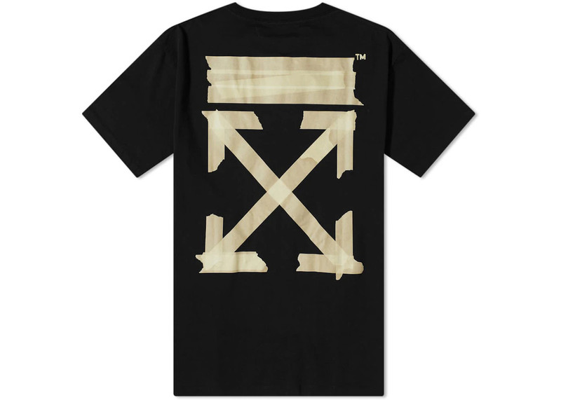 Off-White OFF-WHITE Oversized Tape Arrows T-shirt Black outlook