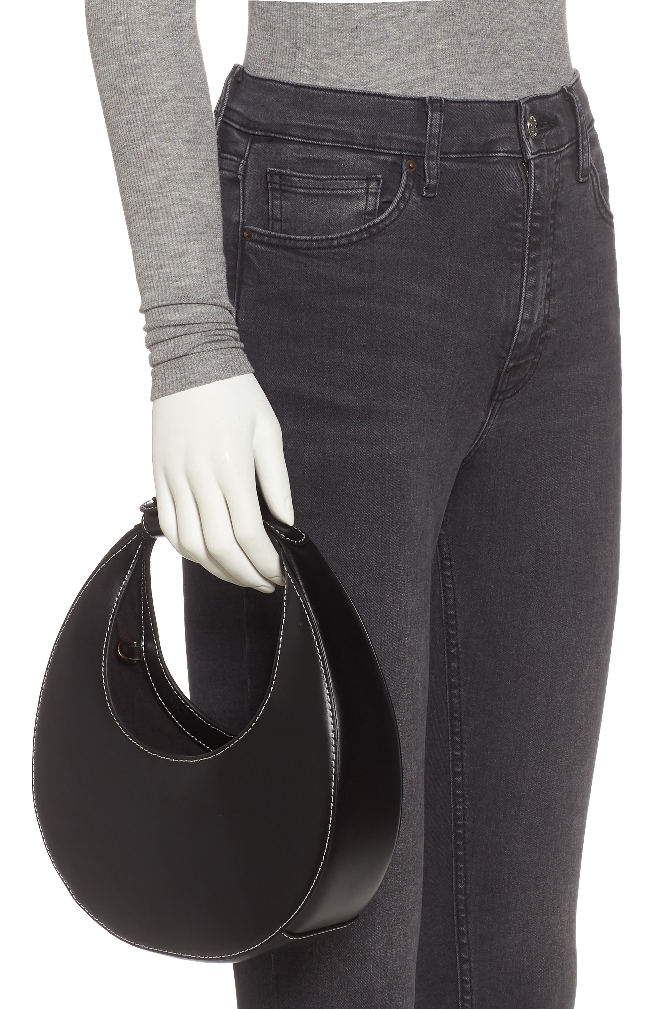 STAUD Mini Moon Handbag in Black at Nordstrom - 3