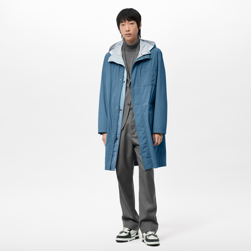 Damier Striped Reversible Parka 5