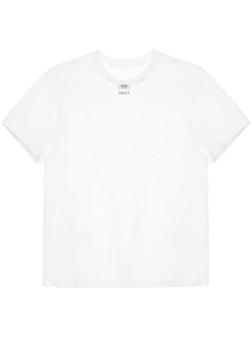 logo-patch crew-neck T-shirt - 1