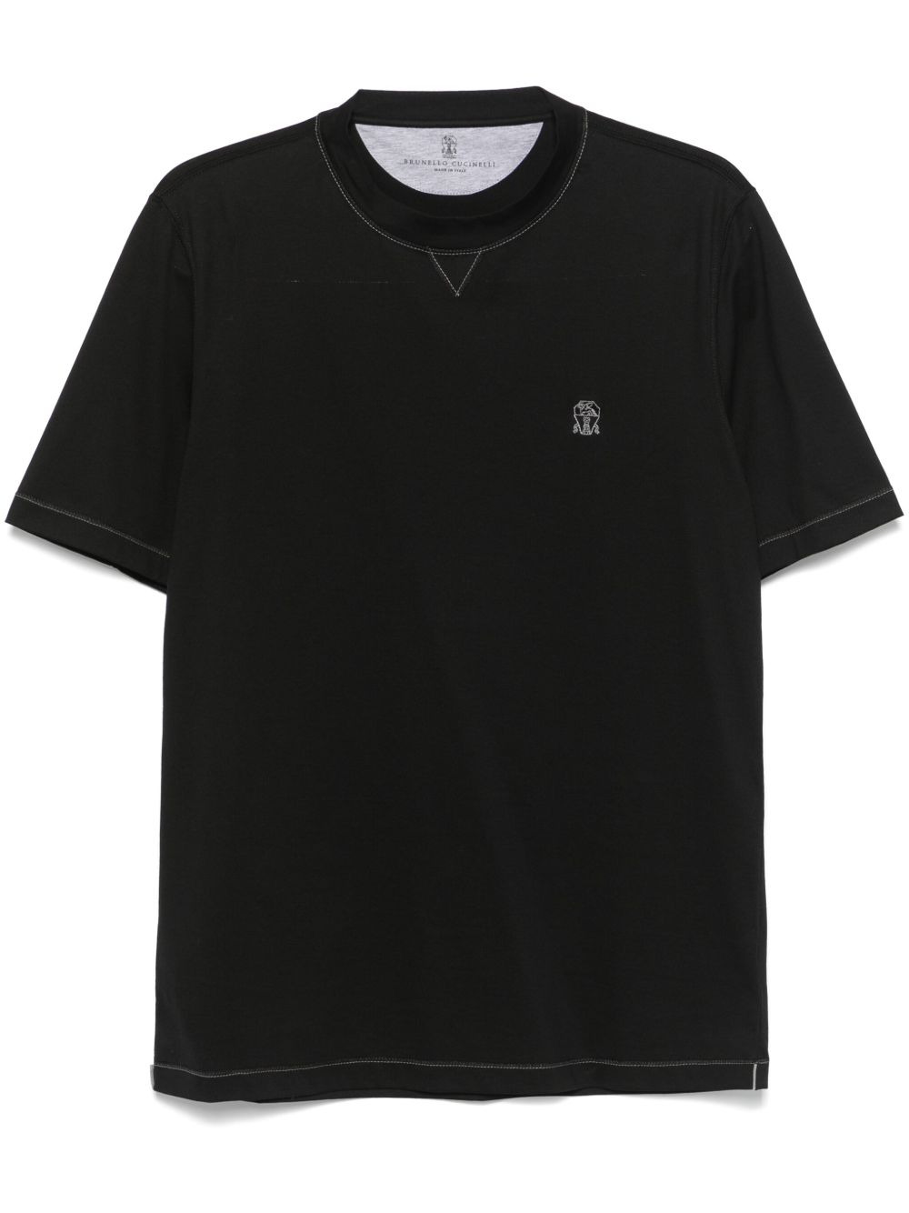 Brunello Cucinelli T-shirts and Polos Black - 1