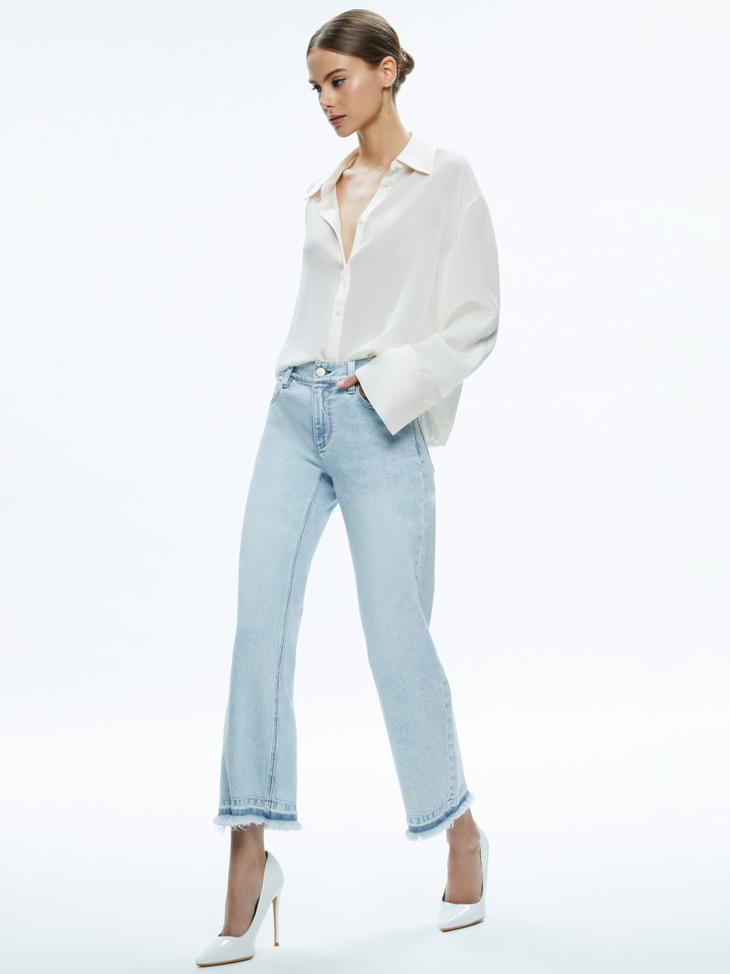 LORRINE KICK-FLARE ANKLE JEAN 6