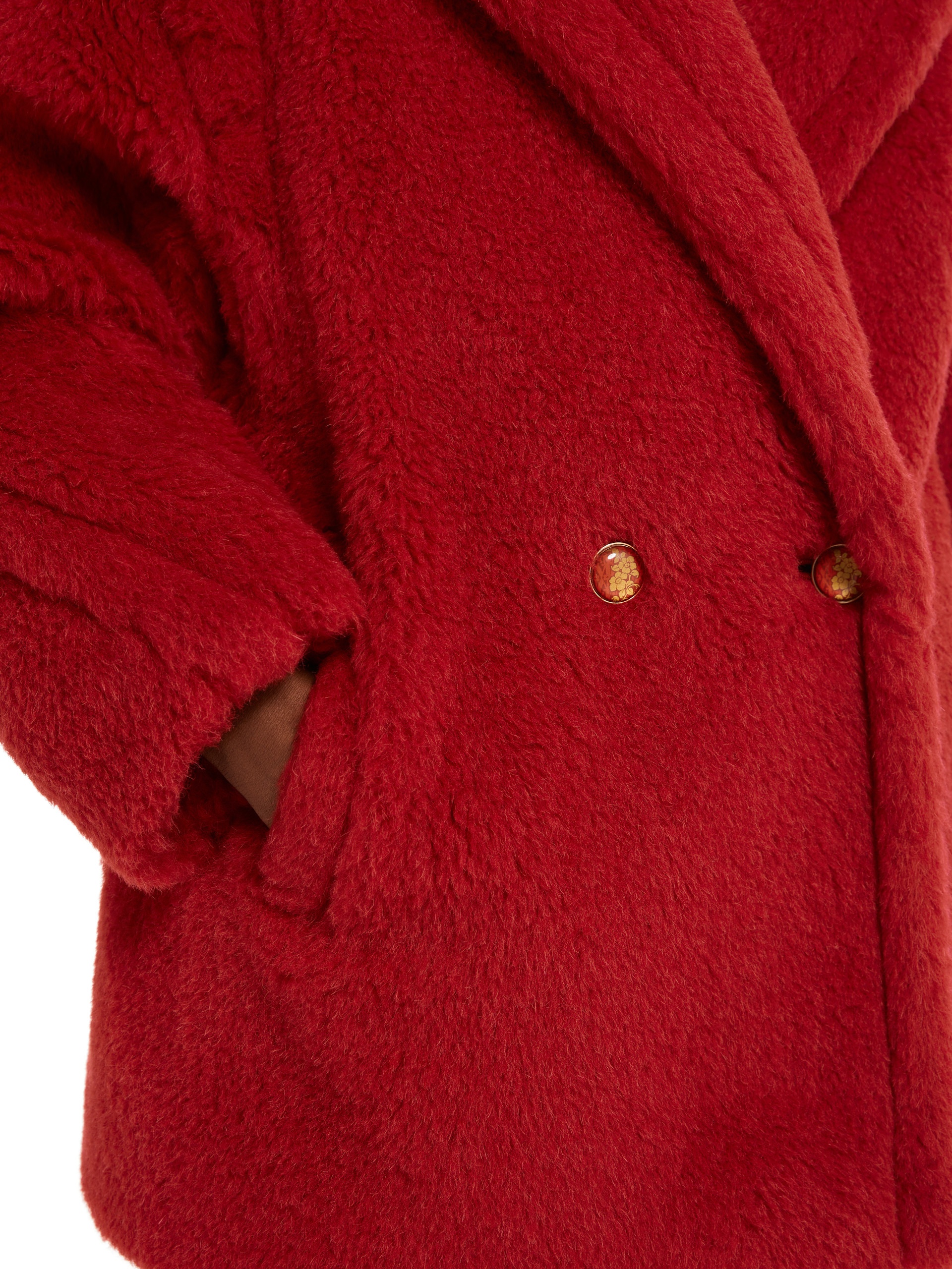 CUBA Short Teddy Bear Icon Coat in alpaca and wool - 5