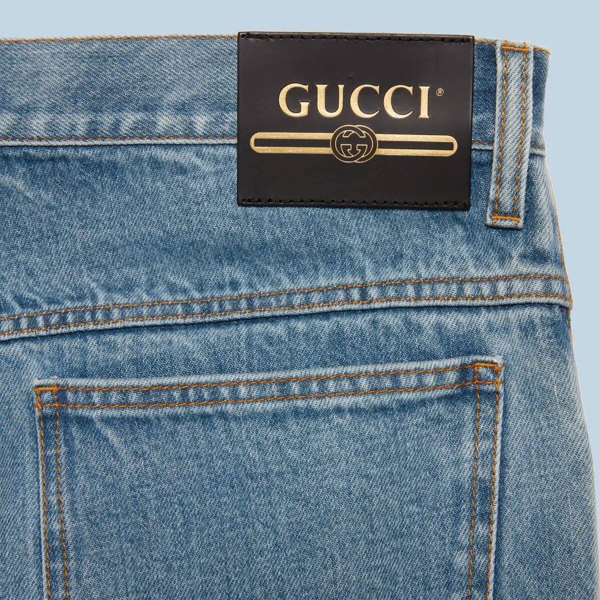 Denim pant with embroidery - 5