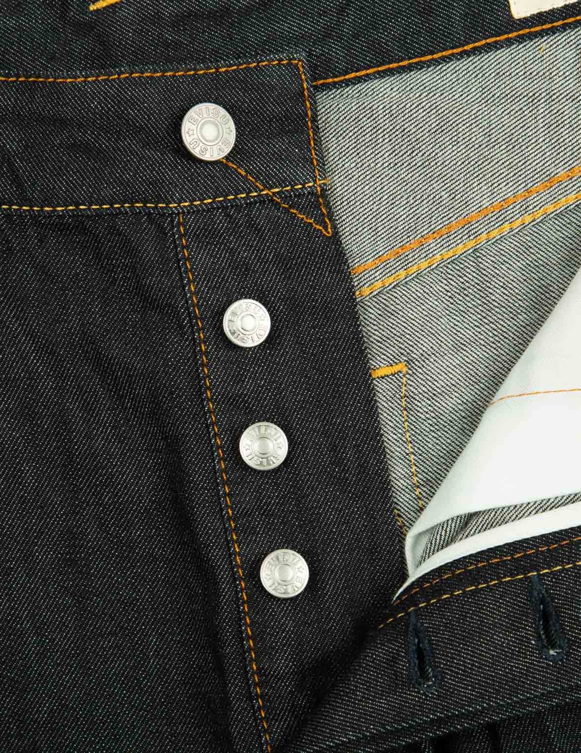 KOMAINU AND KAMON EMBROIDERED BALLOON DENIM JEANS - 9