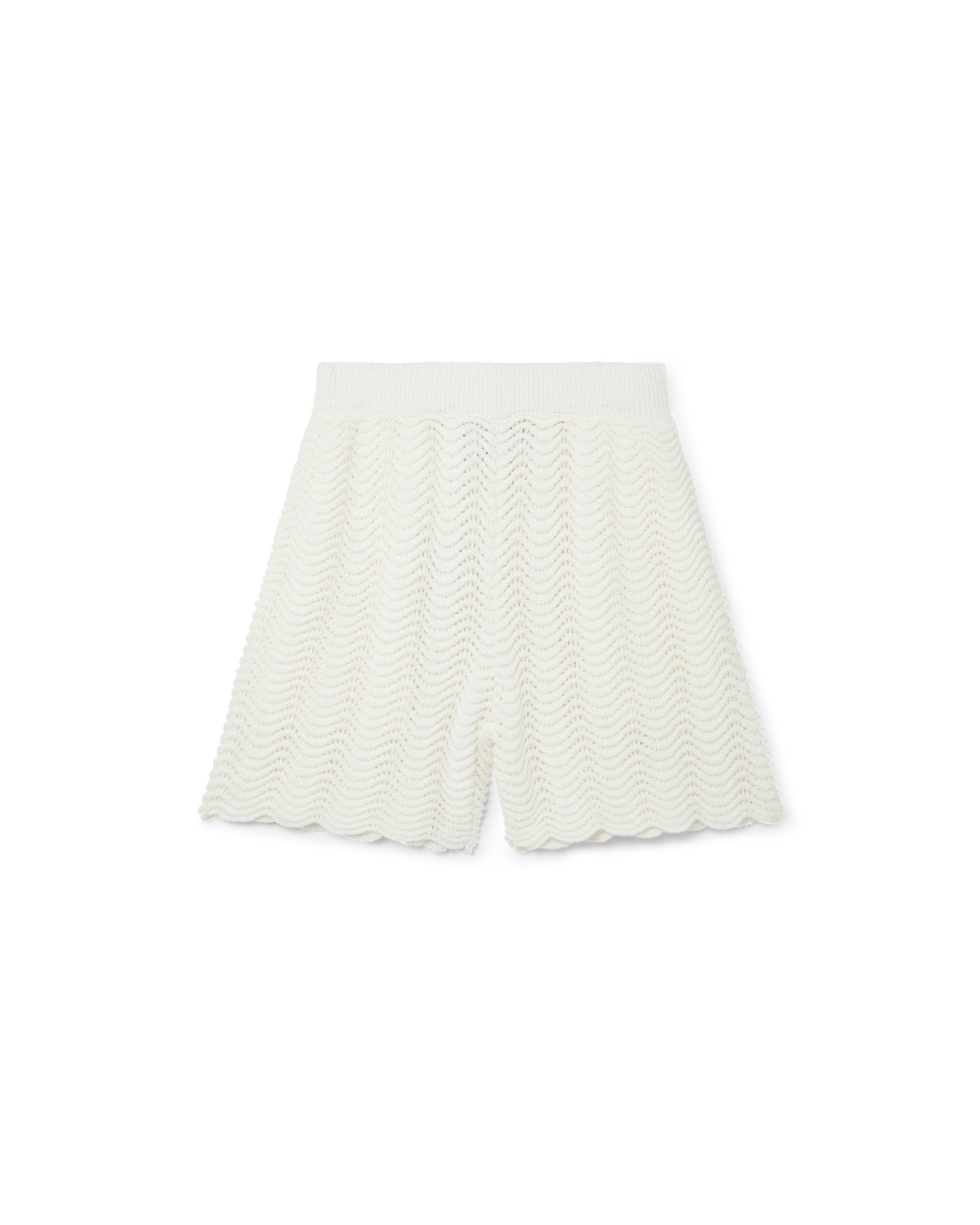 Wavy Gradient Crochet Shorts - 1