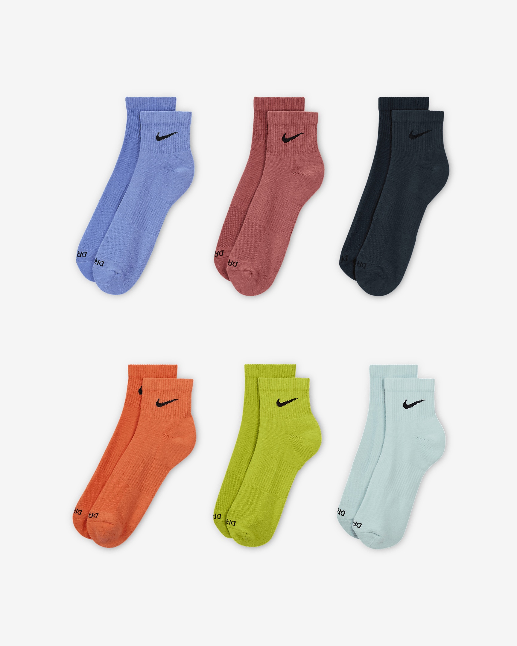 Nike Everyday Plus Cushioned Training Ankle Socks (6 Pairs) - 2