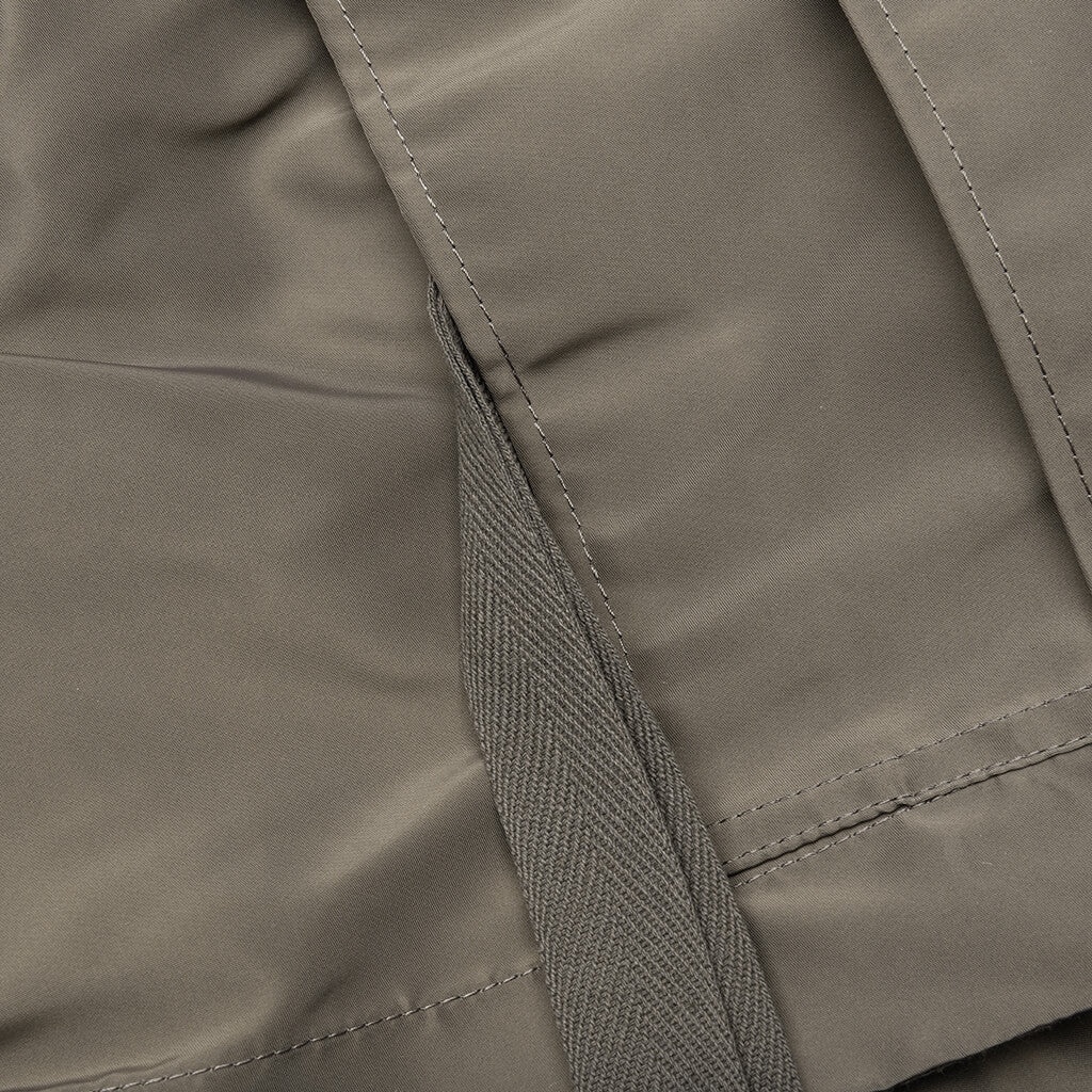 NYLON TWILL SHORTS - TAUPE - 4