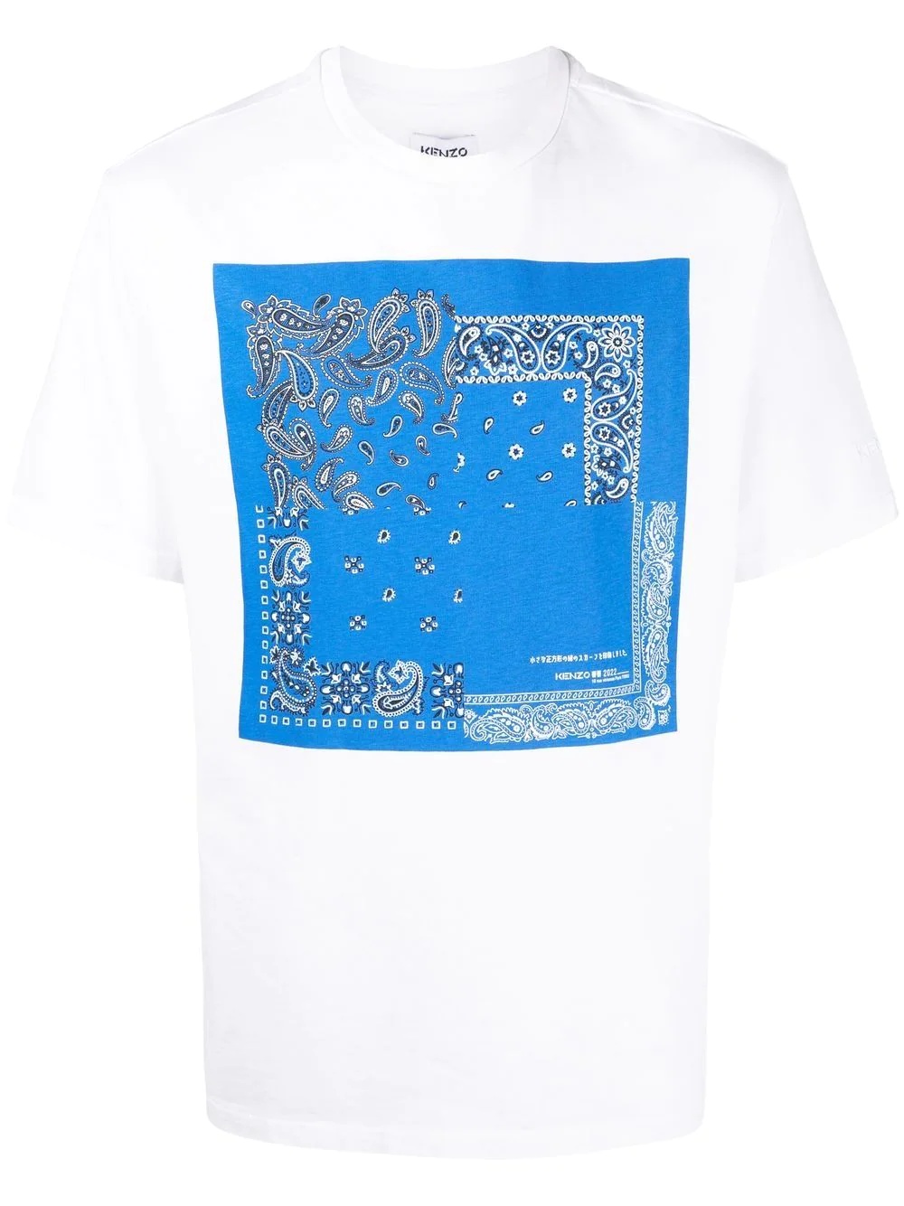 bandana logo-print crew-neck T-shirt - 1