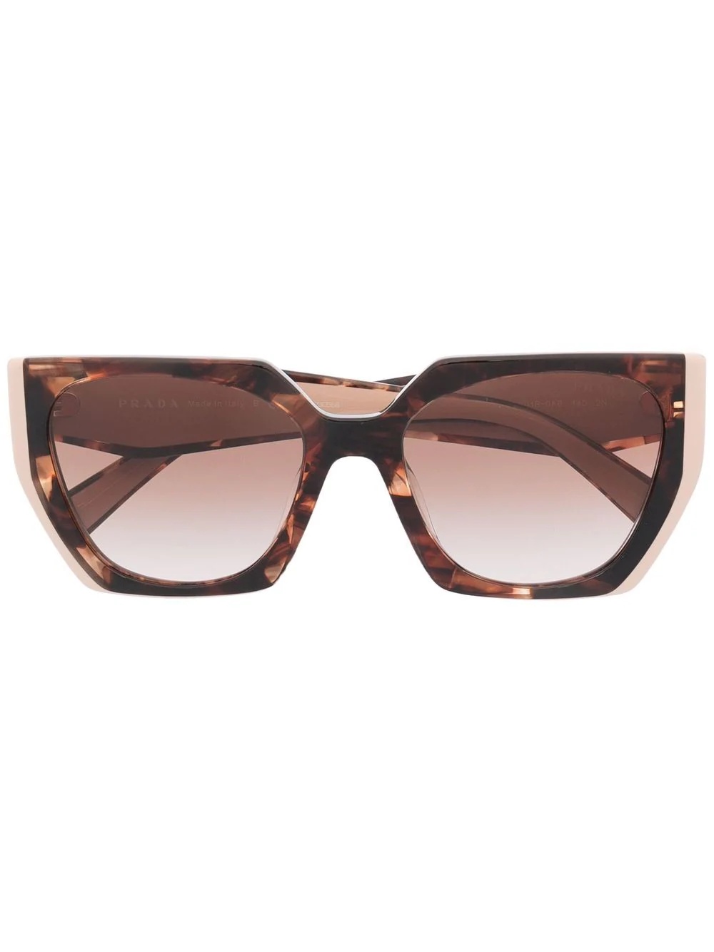 oversized-frame sunglasses - 1