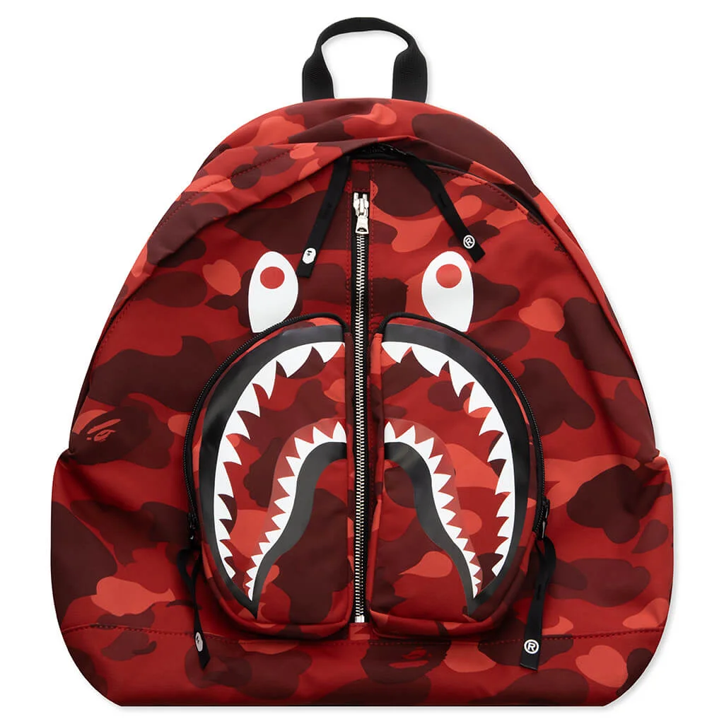 COLOR CAMO SHARK DAYPACK - RED - 1