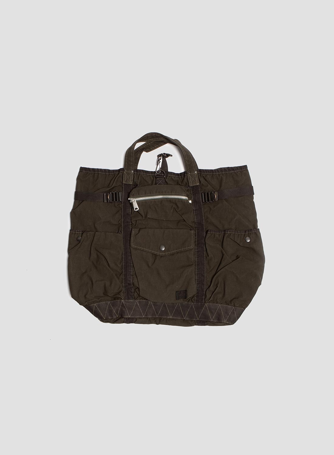 Porter-Yoshida & Co Crag 2Way Rucksack in Khaki - 2