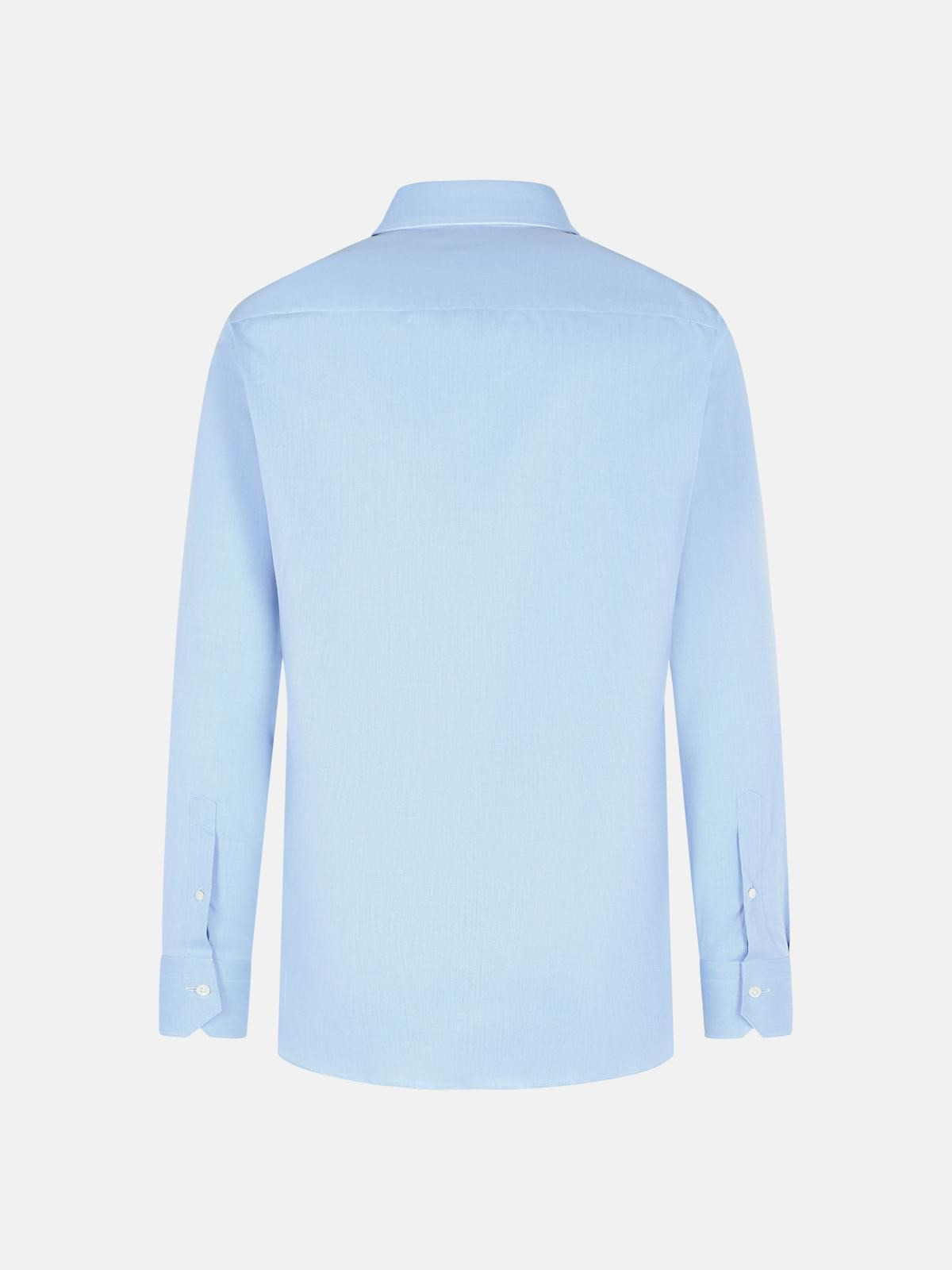 LIGHT BLUE COTTON SHIRT - 3