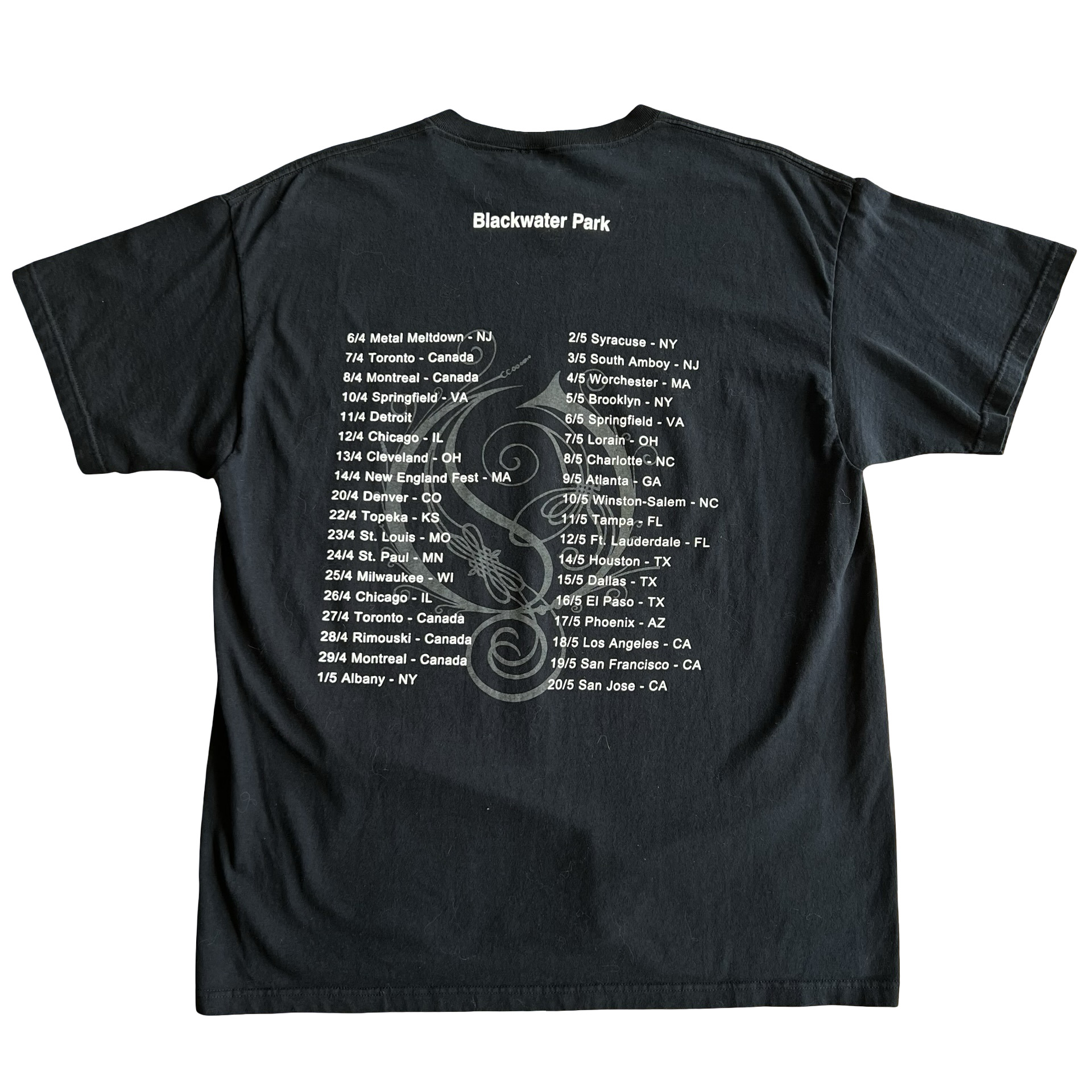 Final Blow - Vintage Opeth Blackwater Park 2001 Tour T-Shirt SZ XL - 4