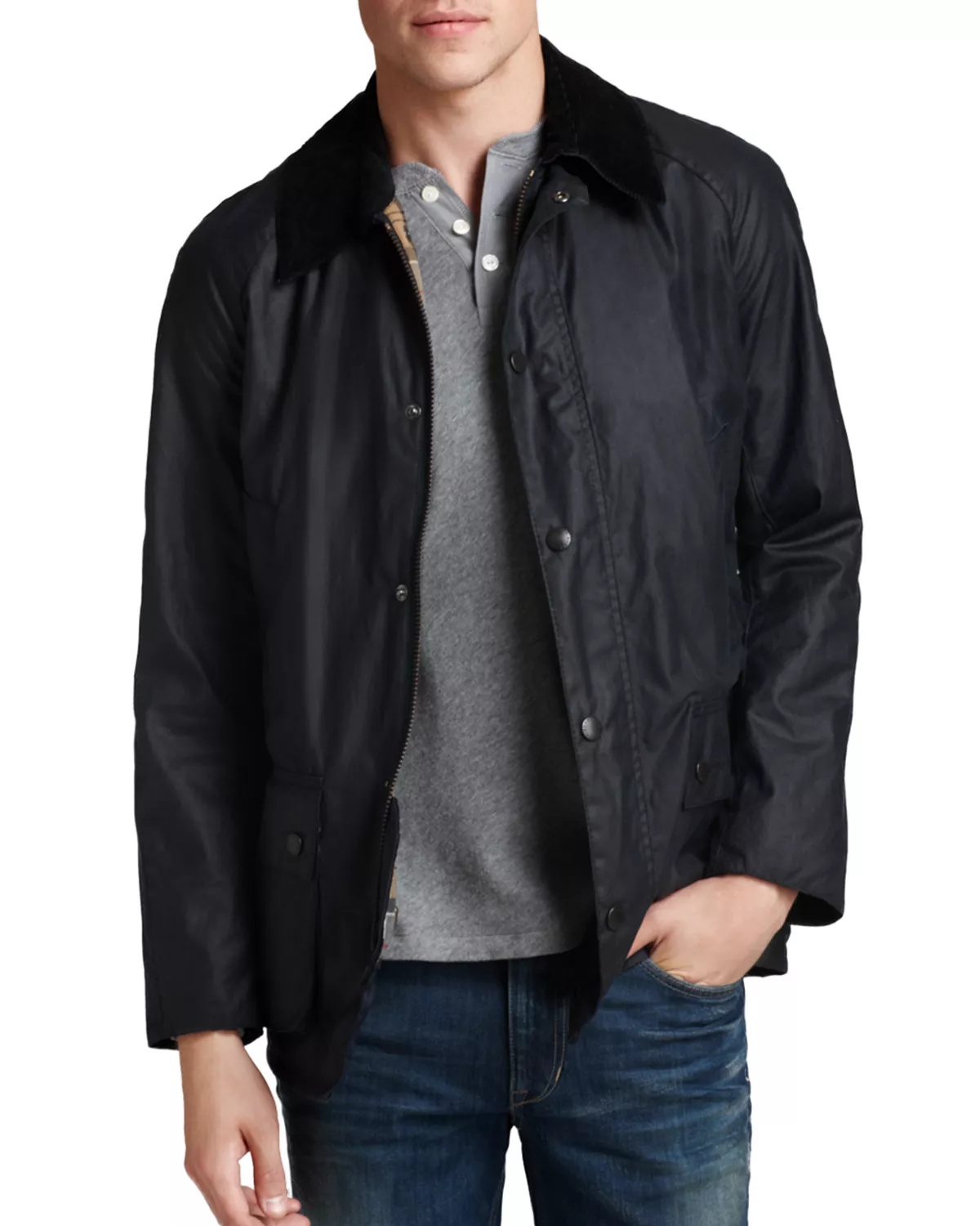 Ashby Tailored Waxed Cotton Jacket - 1