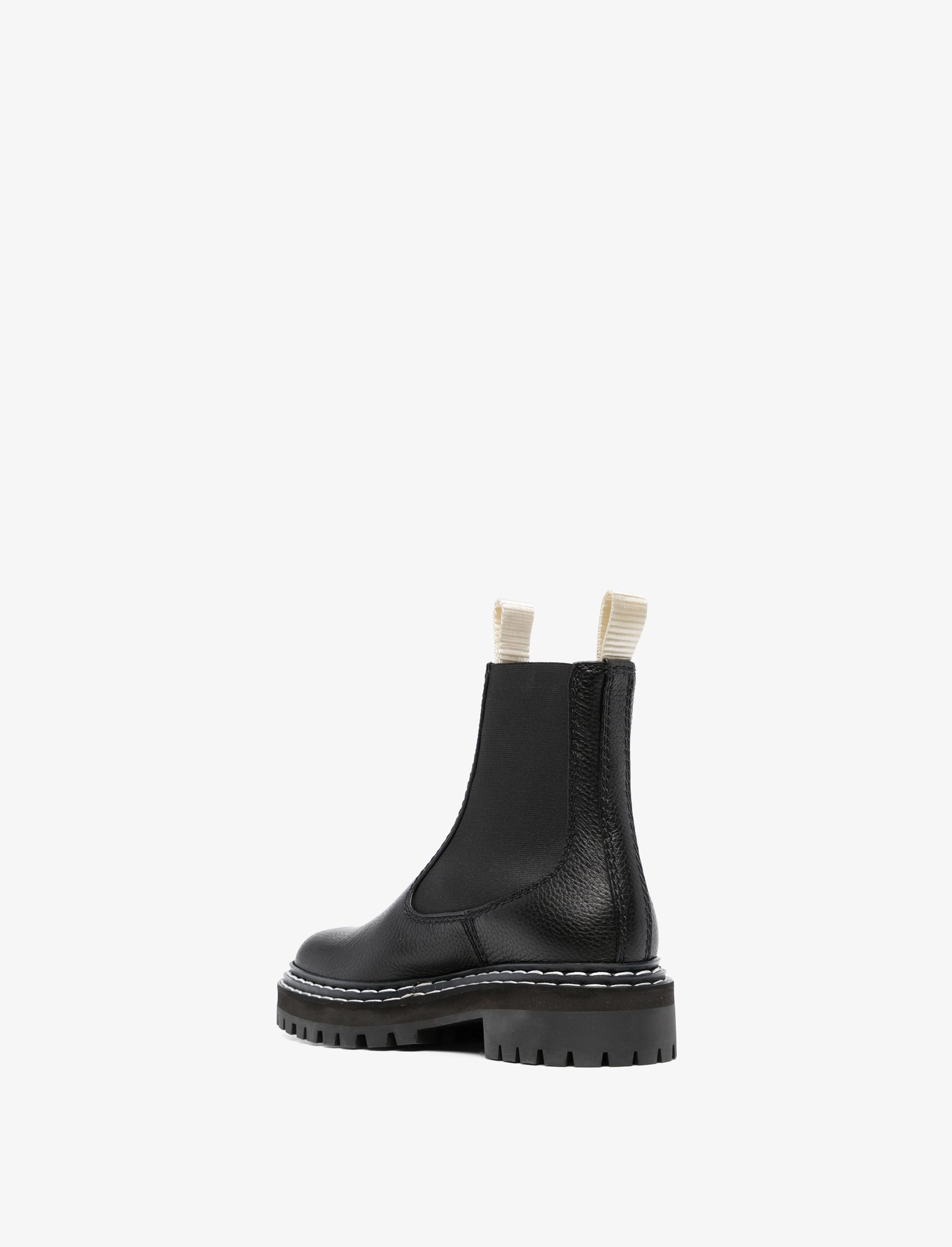 Lug Sole Chelsea Boots - 3