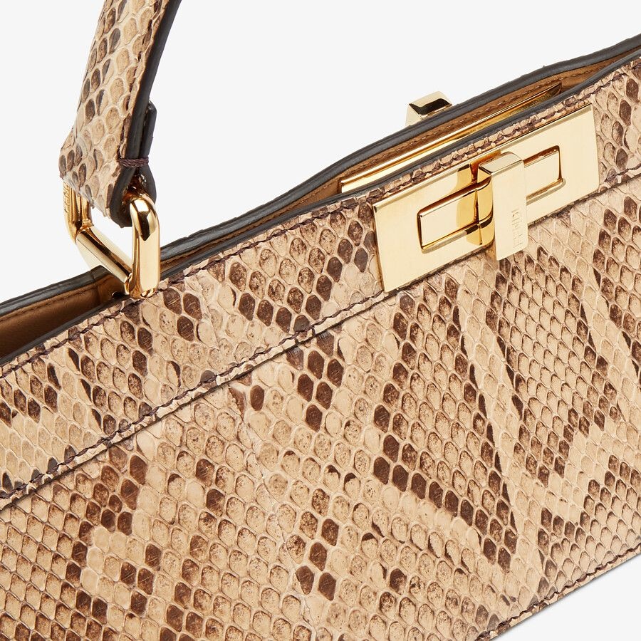 Beige python bag - 5