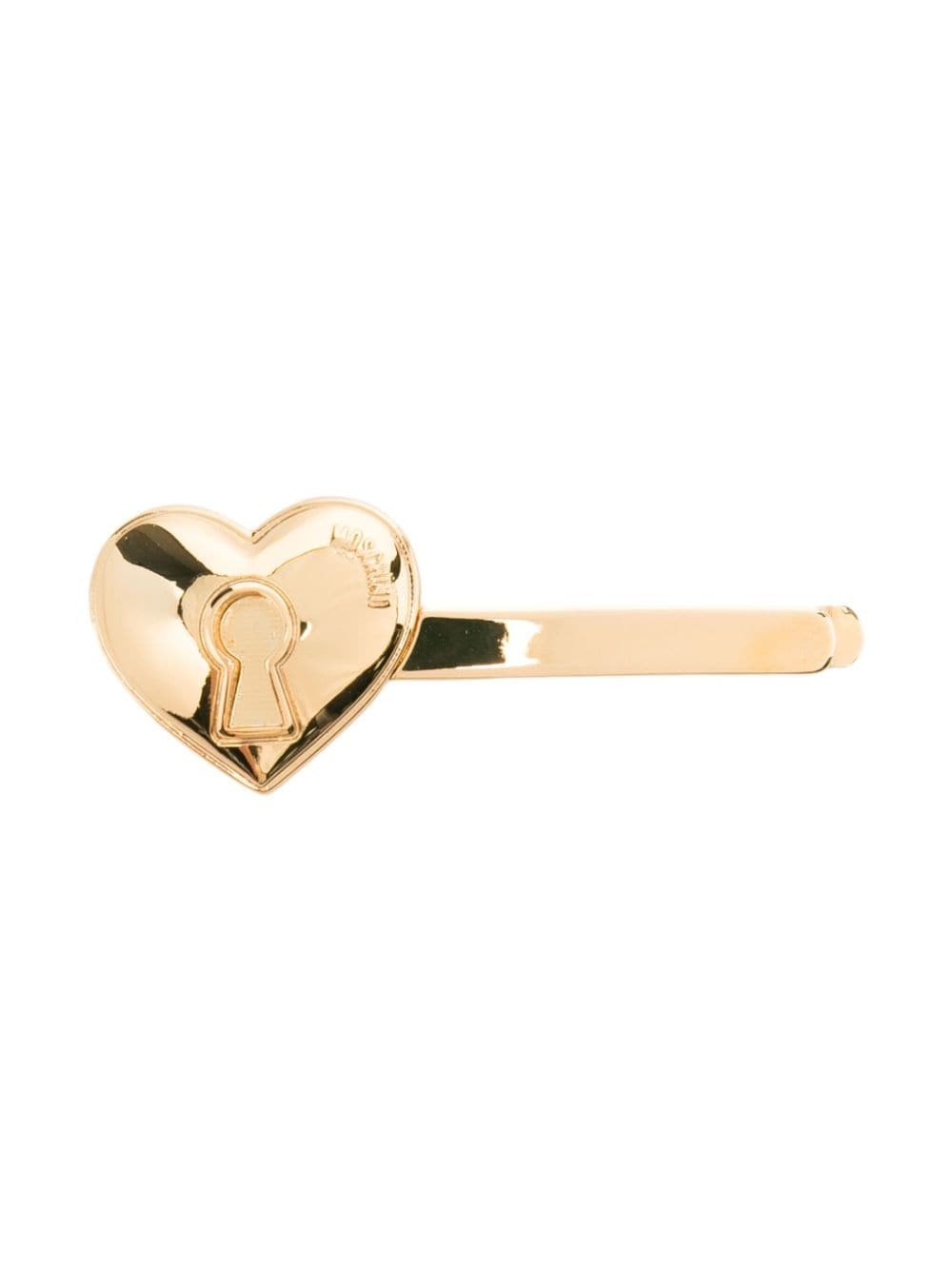 heart lock-charm hair pin - 1