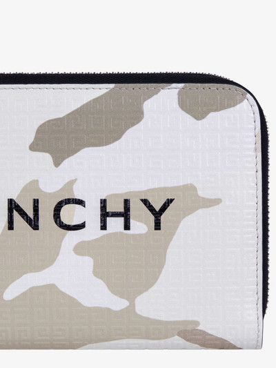 Givenchy LONG GIVENCHY ZIPPERED WALLET IN 4G CAMO LEATHER outlook